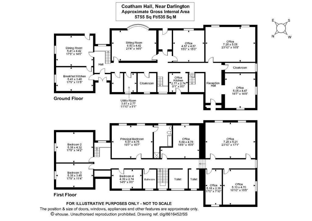 8 bedroom detached house for sale - floorplan