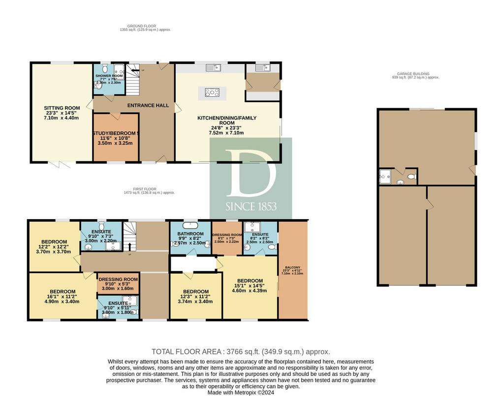 4 bedroom detached house for sale - floorplan