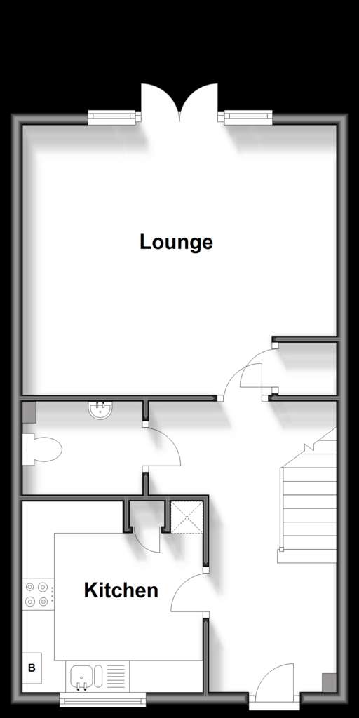 3 bedroom semi-detached house for sale - floorplan