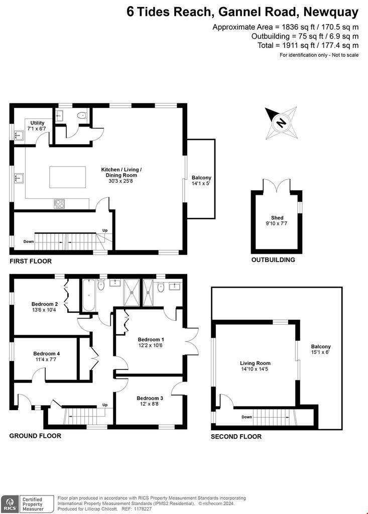 4 bedroom detached house for sale - floorplan