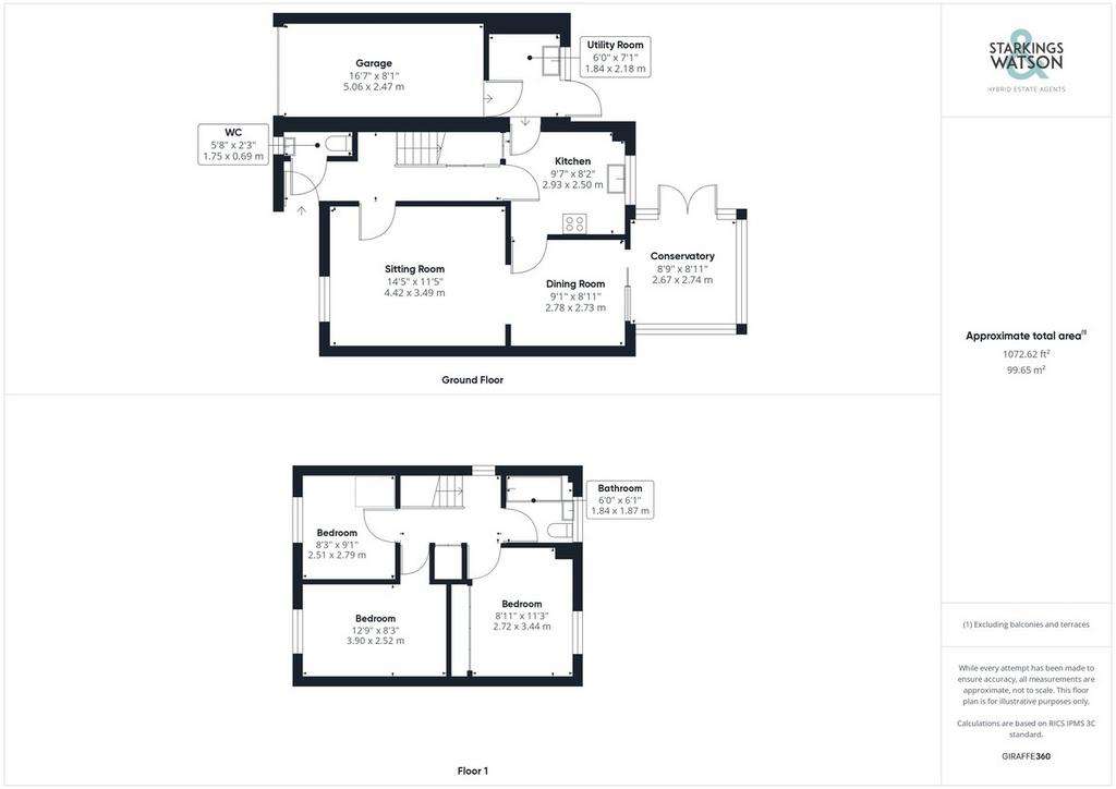 3 bedroom link-detached house for sale - floorplan