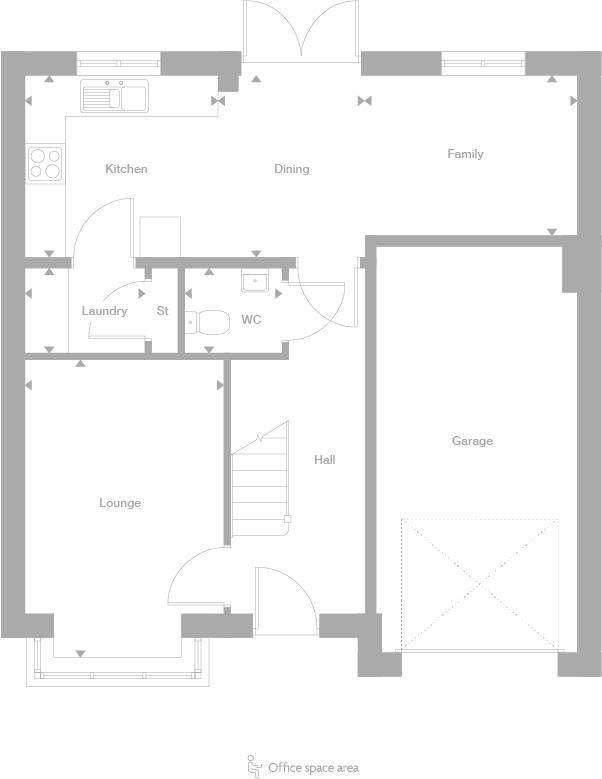 4 bedroom detached house for sale - floorplan