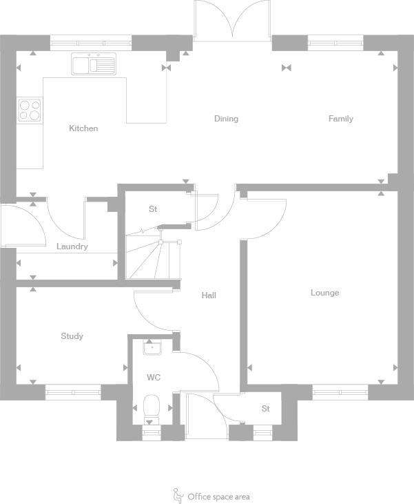 4 bedroom detached house for sale - floorplan