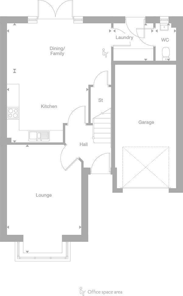 4 bedroom detached house for sale - floorplan