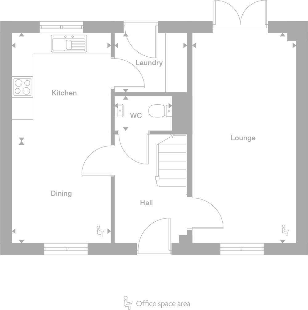 3 bedroom detached house for sale - floorplan