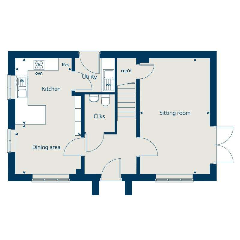 3 bedroom detached house for sale - floorplan