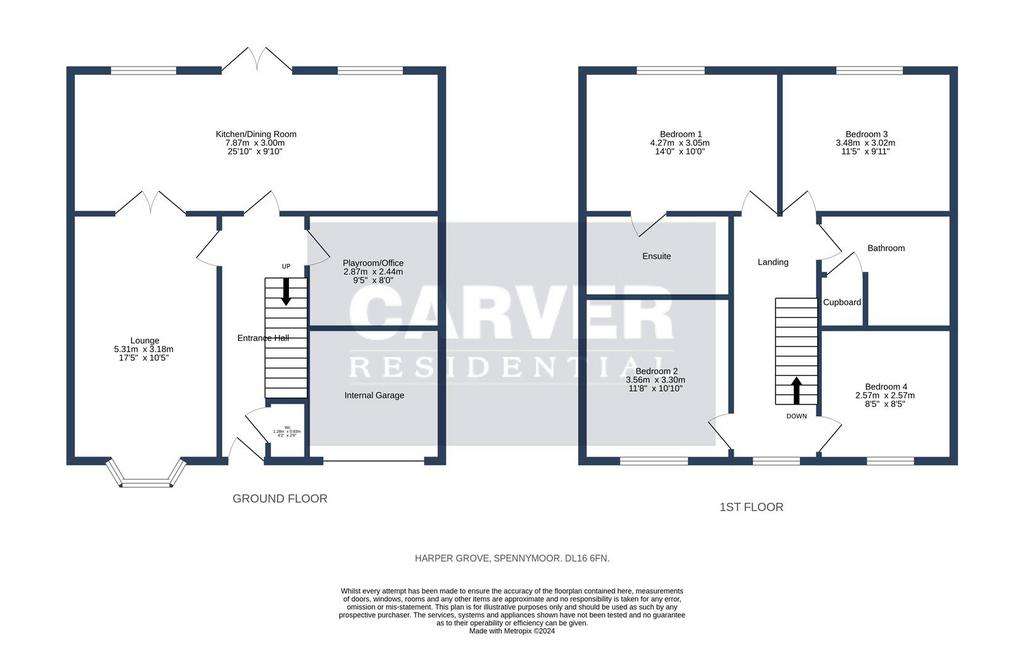 4 bedroom detached house for sale - floorplan