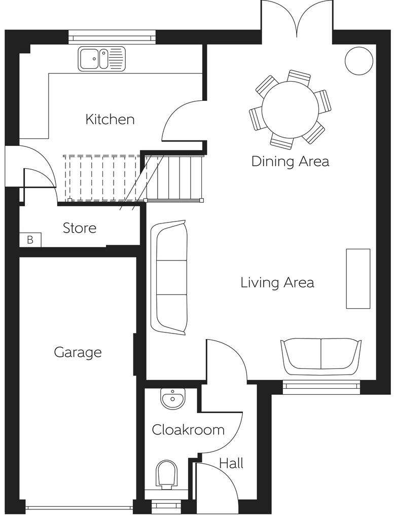 3 bedroom detached house for sale - floorplan