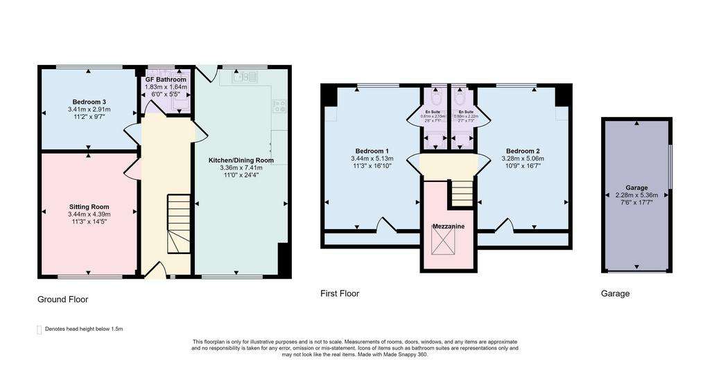 3 bedroom detached house to rent - floorplan