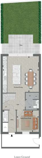 4 bedroom town house for sale - floorplan