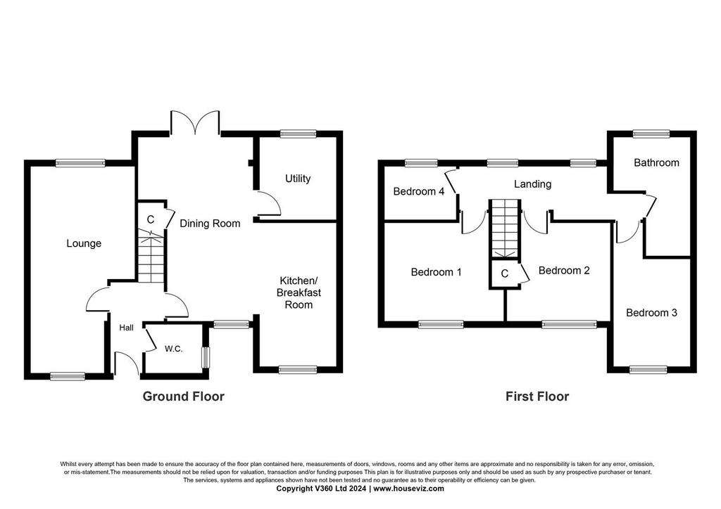 4 bedroom detached house for sale - floorplan