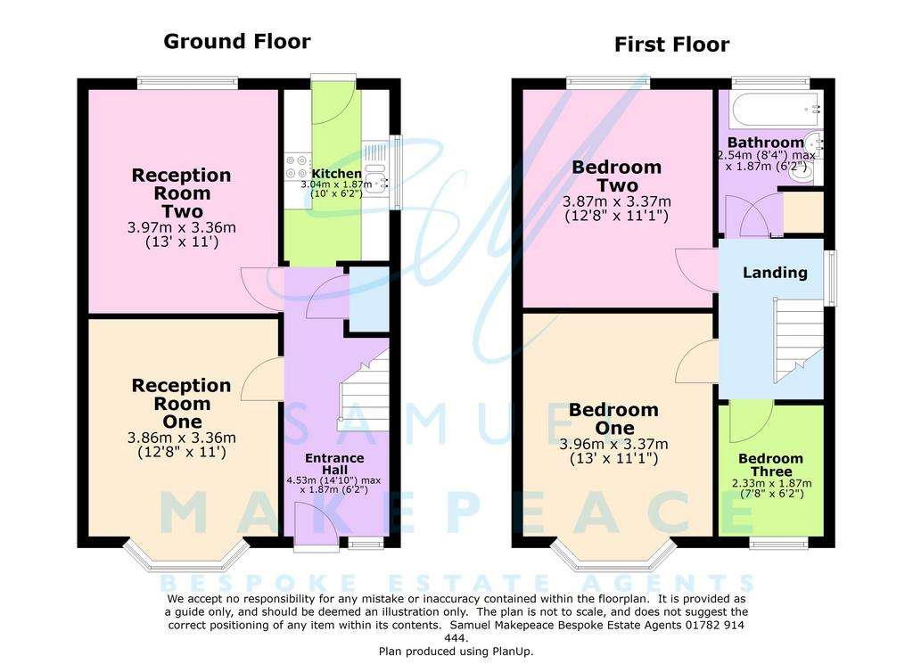 3 bedroom semi-detached house to rent - floorplan