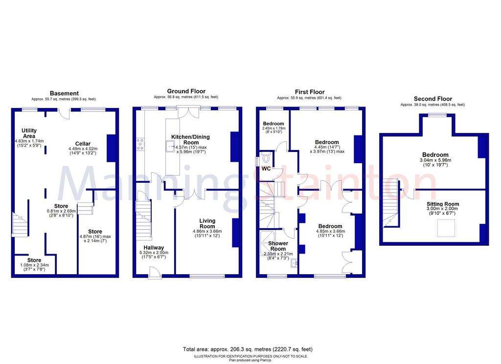 4 bedroom detached house for sale - floorplan