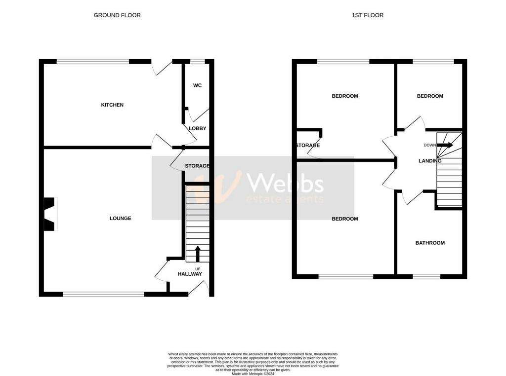 3 bedroom semi-detached house for sale - floorplan