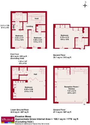 3 bedroom house to rent - floorplan