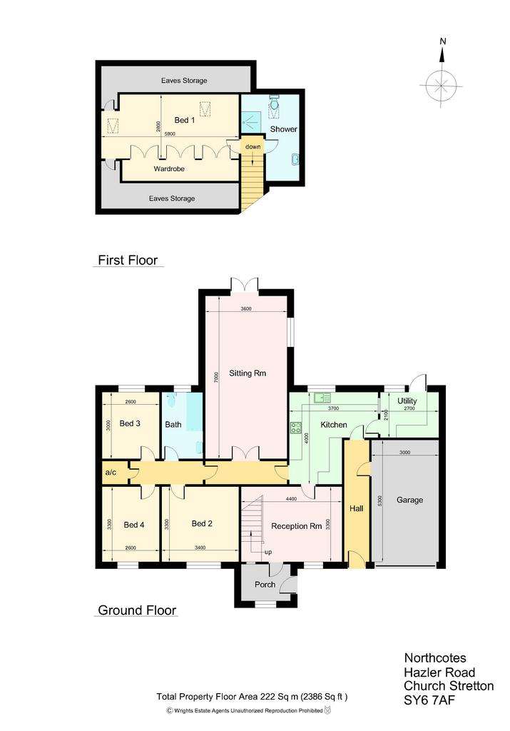 4 bedroom detached bungalow for sale - floorplan