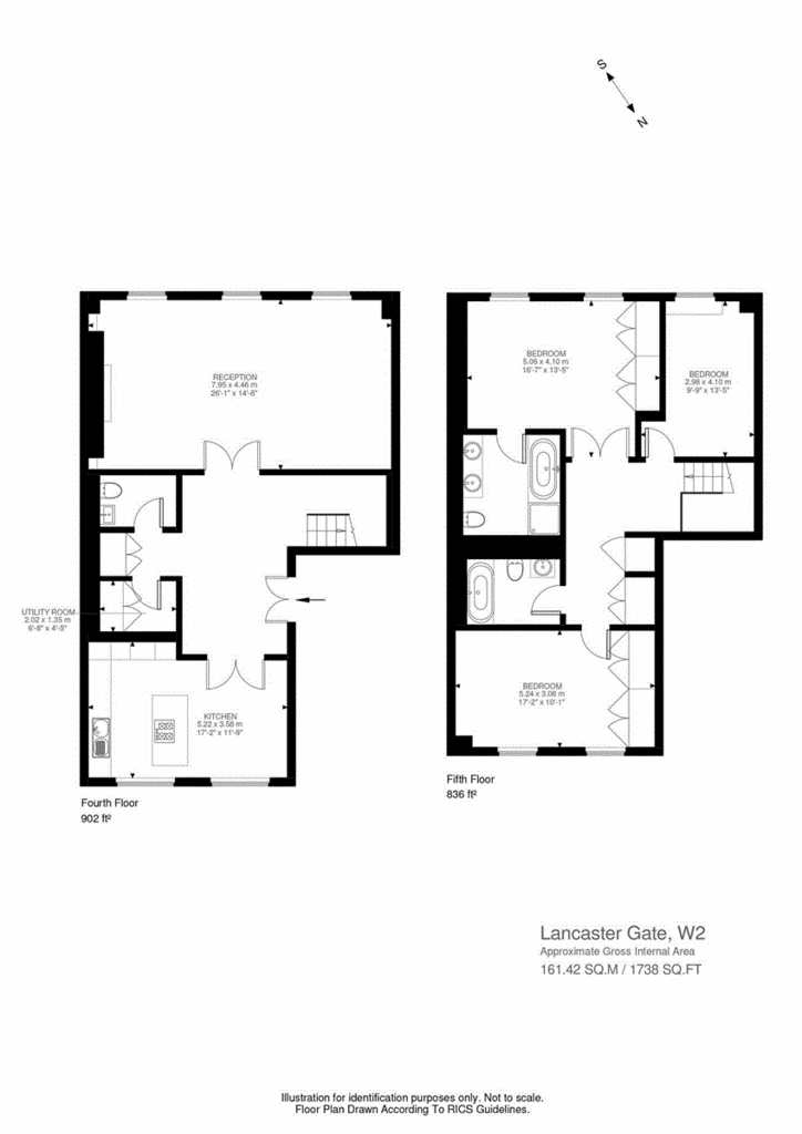 3 bedroom penthouse apartment to rent - floorplan