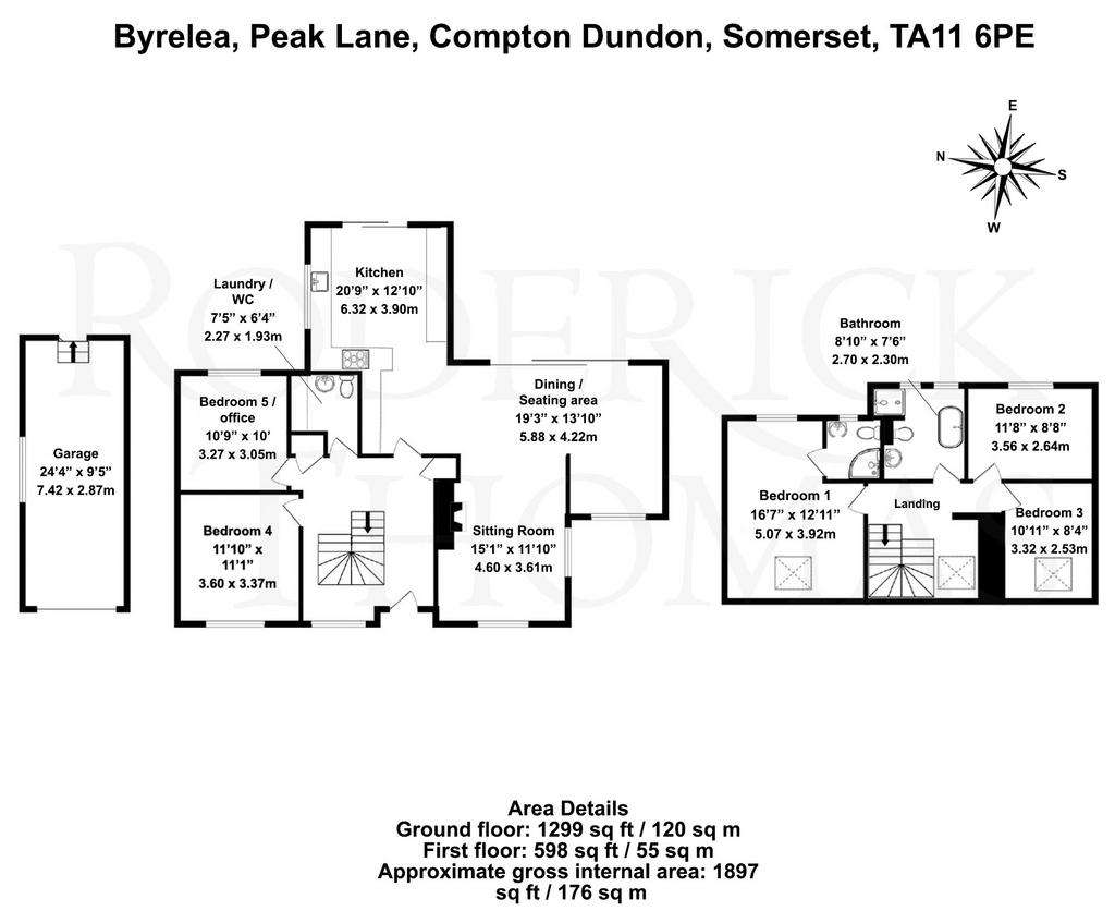 5 bedroom detached house for sale - floorplan