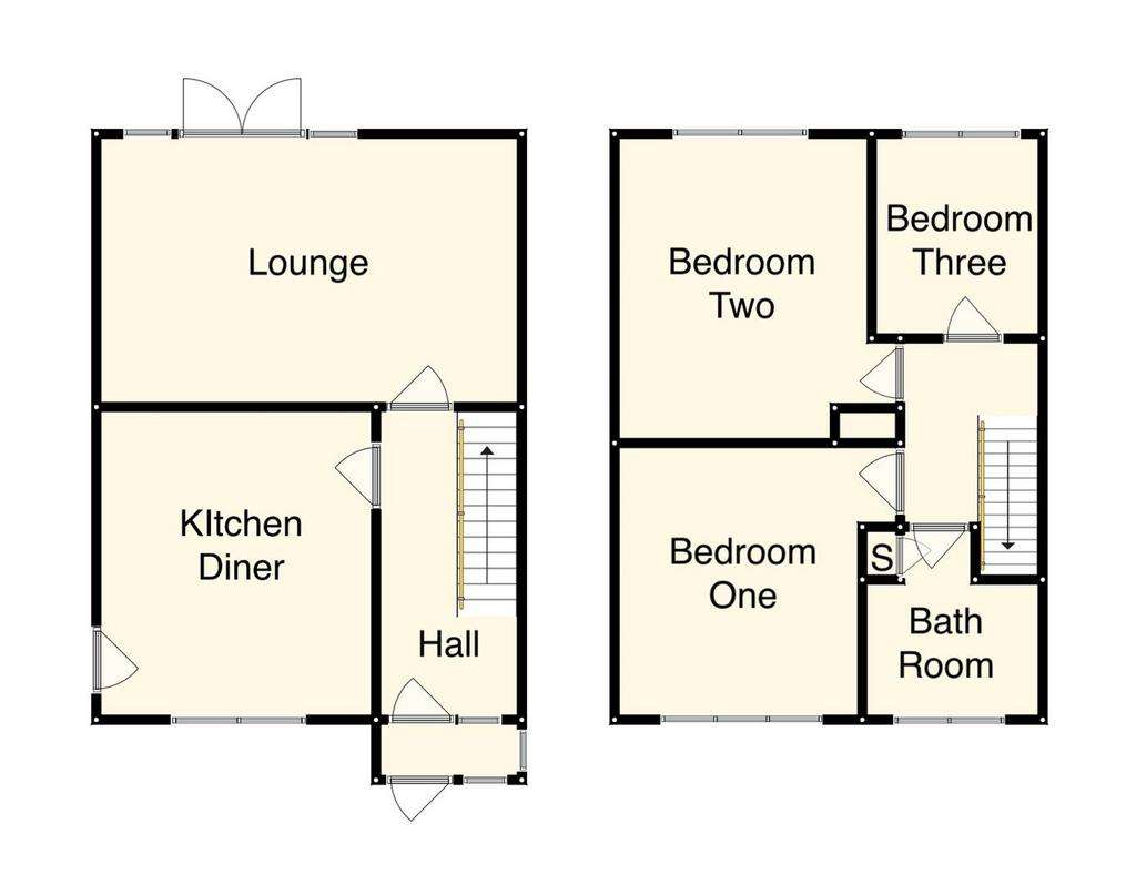 3 bedroom semi-detached house for sale - floorplan