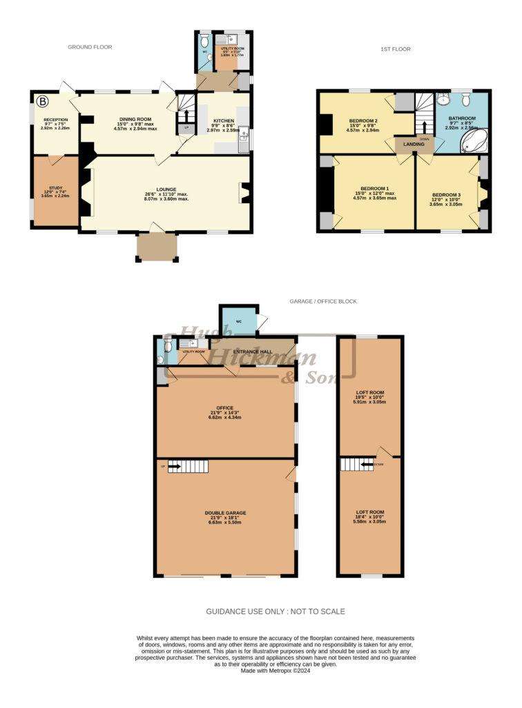 3 bedroom detached house for sale - floorplan