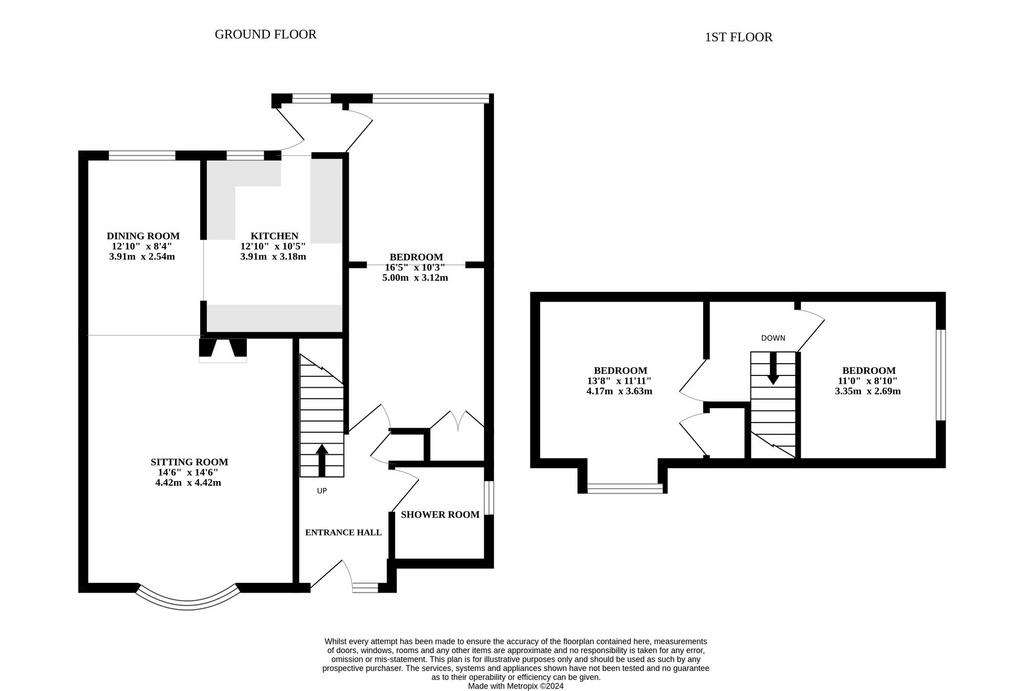 3 bedroom chalet for sale - floorplan