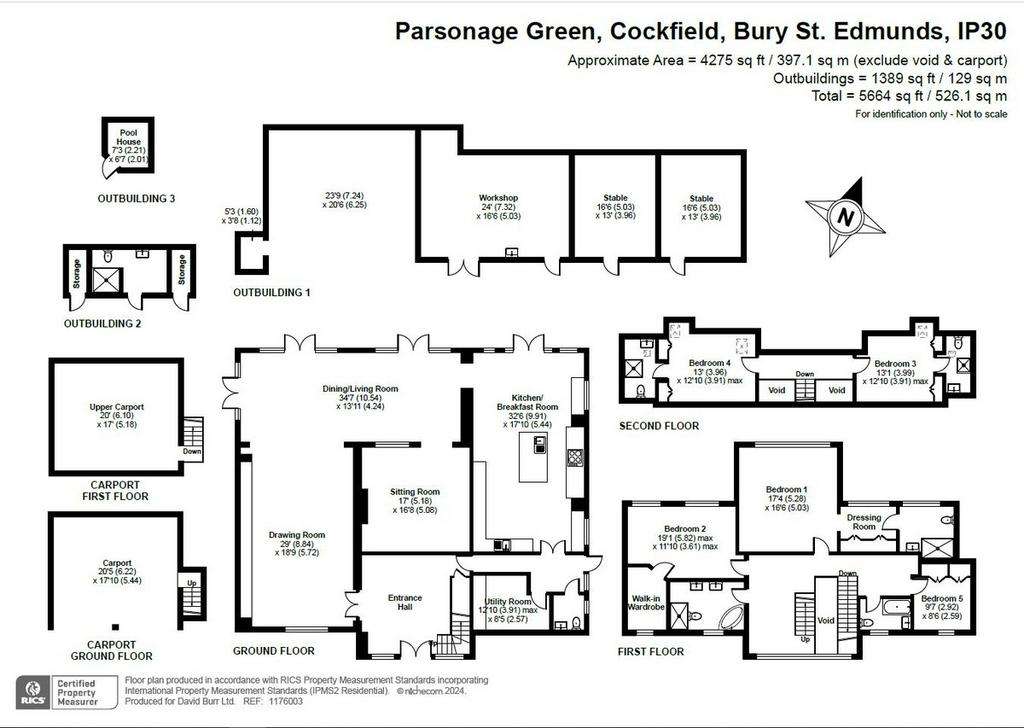 5 bedroom detached house for sale - floorplan