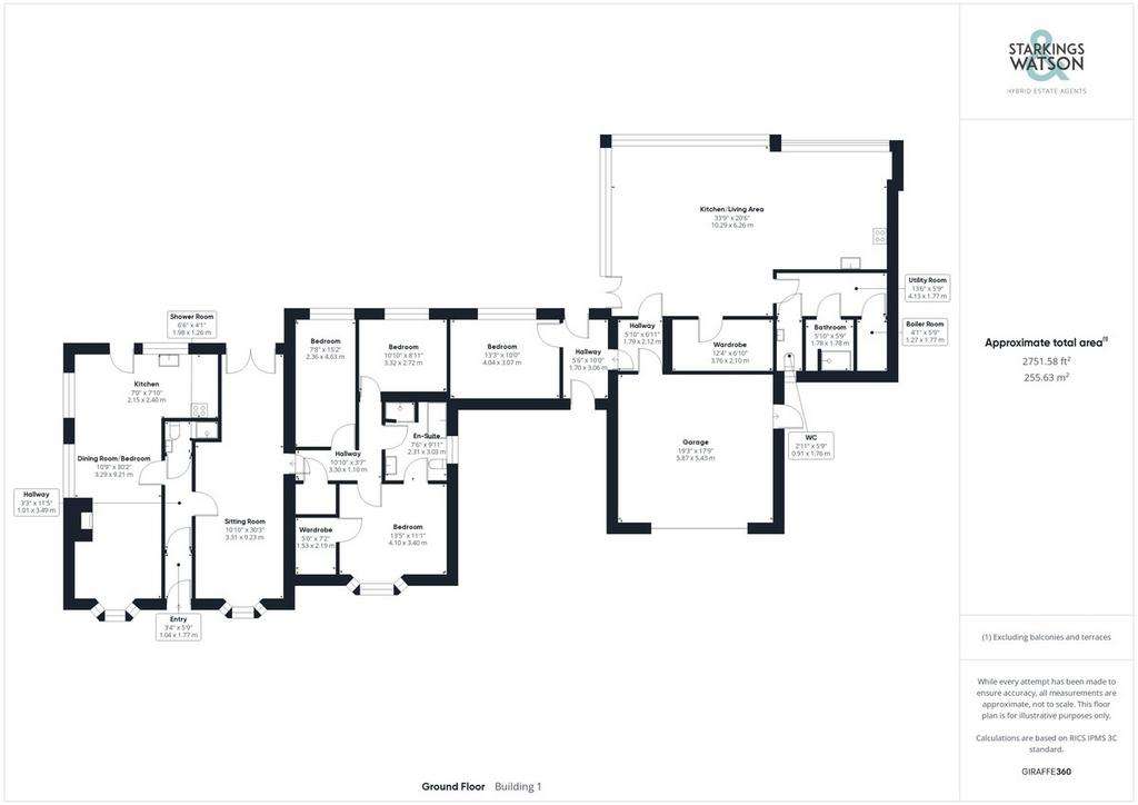 4 bedroom detached bungalow for sale - floorplan