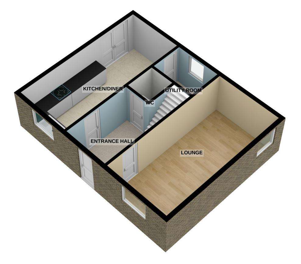 3 bedroom detached house for sale - floorplan