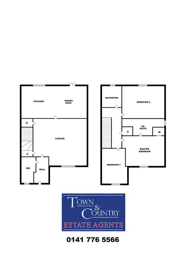 3 bedroom semi-detached house for sale - floorplan