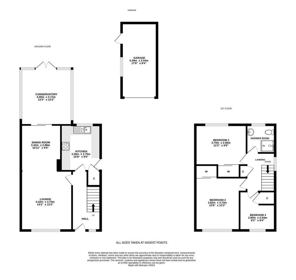 3 bedroom detached villa for sale - floorplan