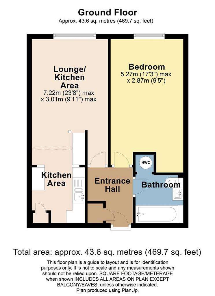 1 bedroom flat for sale - floorplan