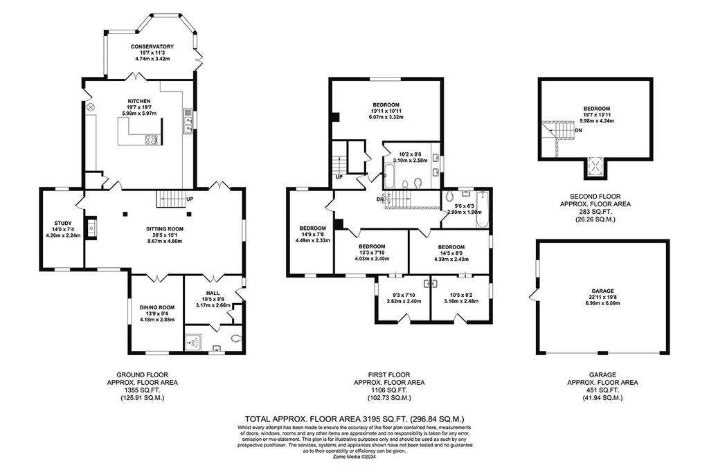 5 bedroom semi-detached house for sale - floorplan