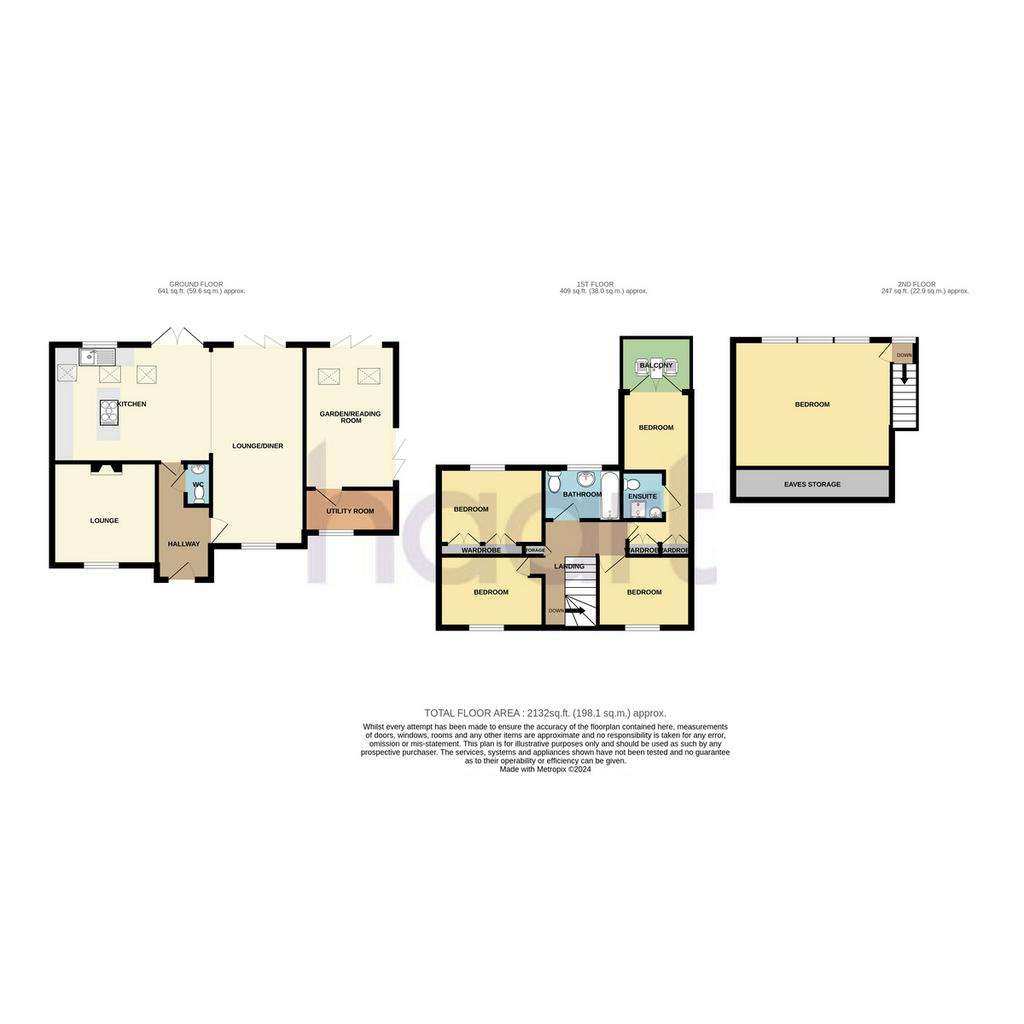 5 bedroom semi-detached house for sale - floorplan