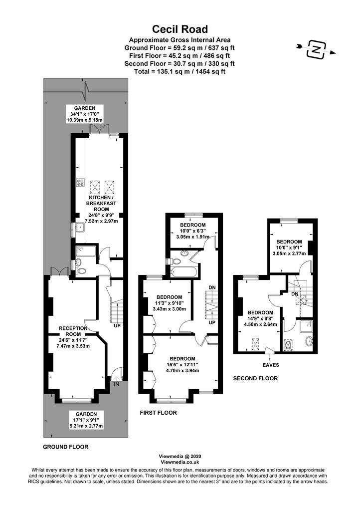 5 bedroom house to rent - floorplan