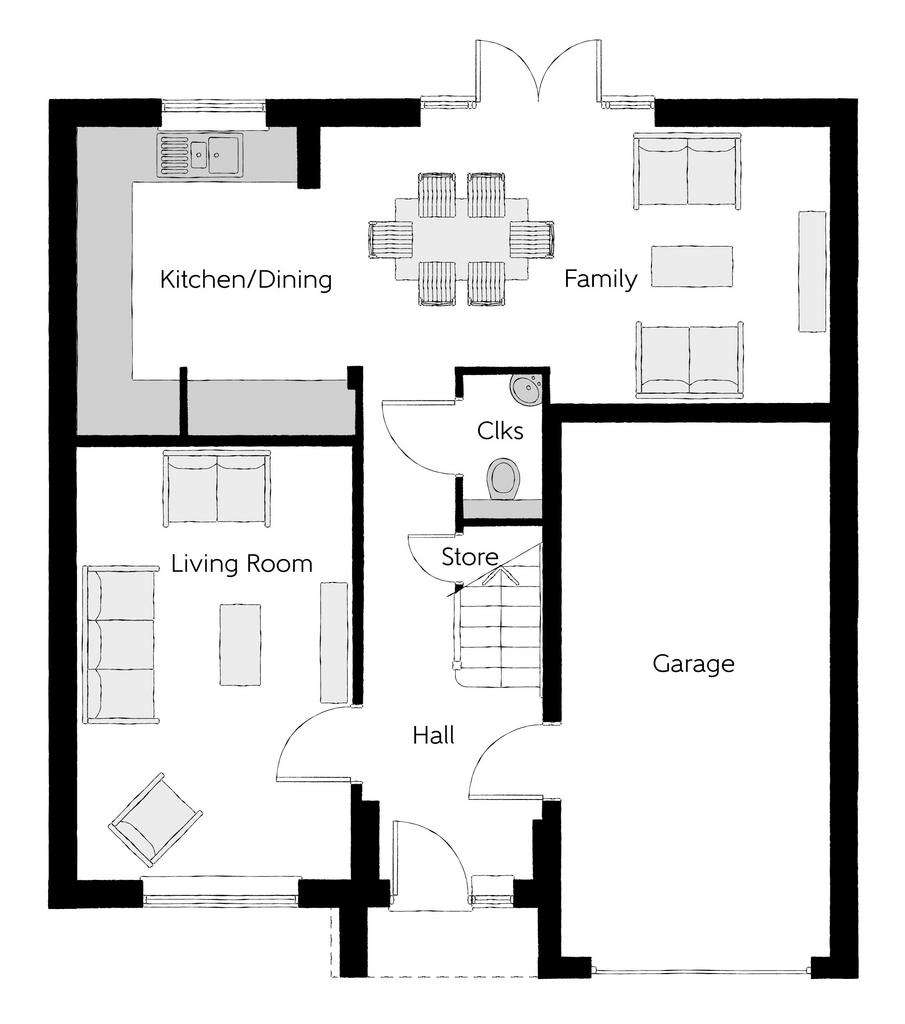 4 bedroom detached house for sale - floorplan