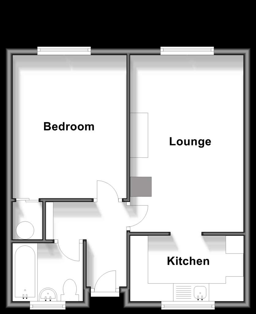 1 bedroom flat for sale - floorplan