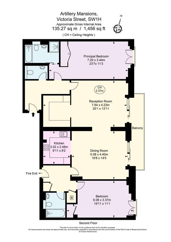 2 bedroom flat for sale - floorplan