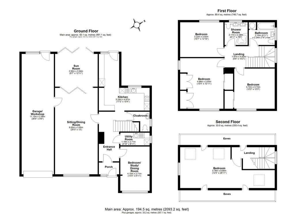 4 bedroom detached house for sale - floorplan