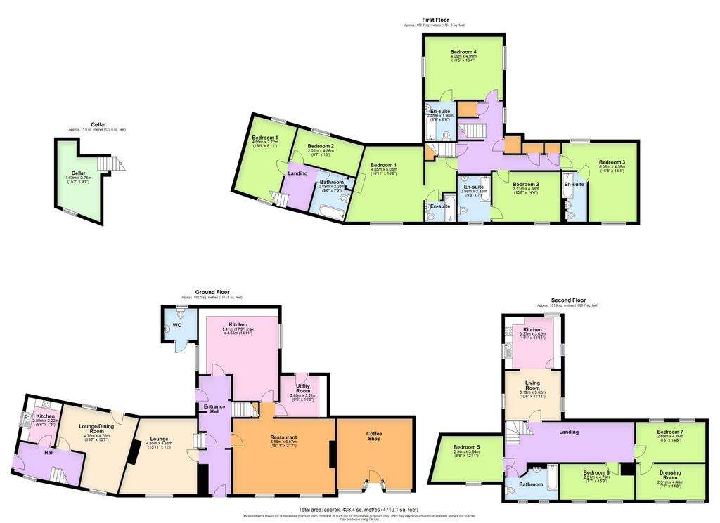 Studio flat for sale - floorplan