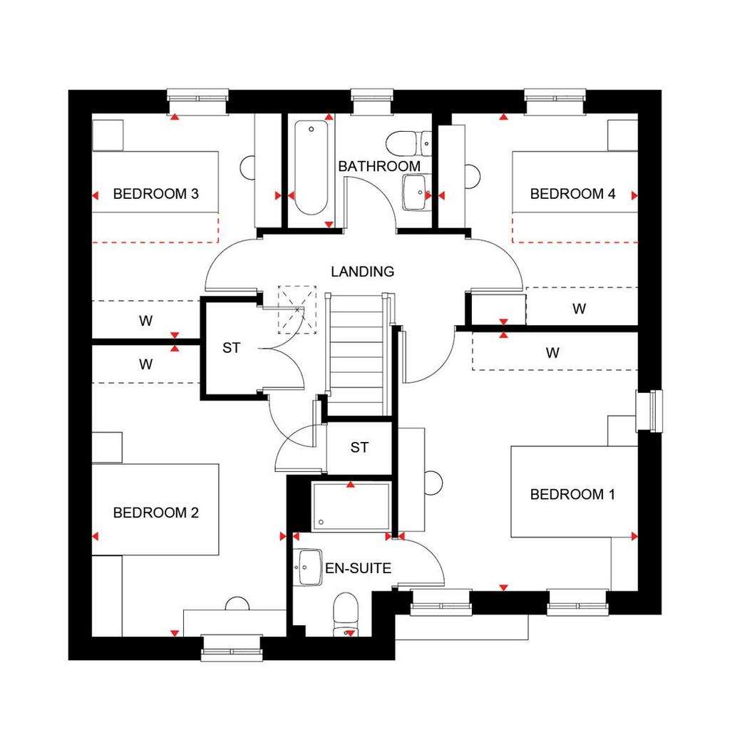 4 bedroom detached house for sale - floorplan