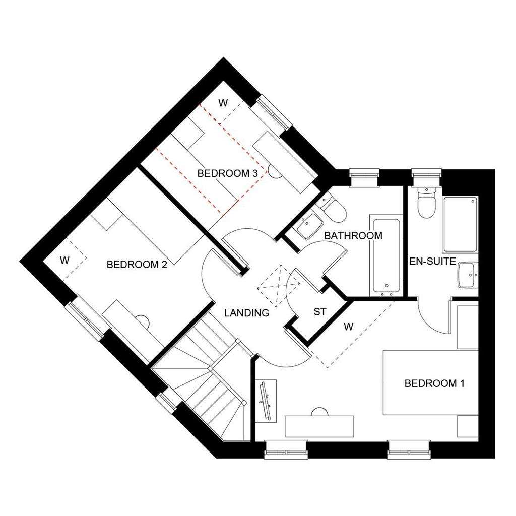 3 bedroom detached house for sale - floorplan