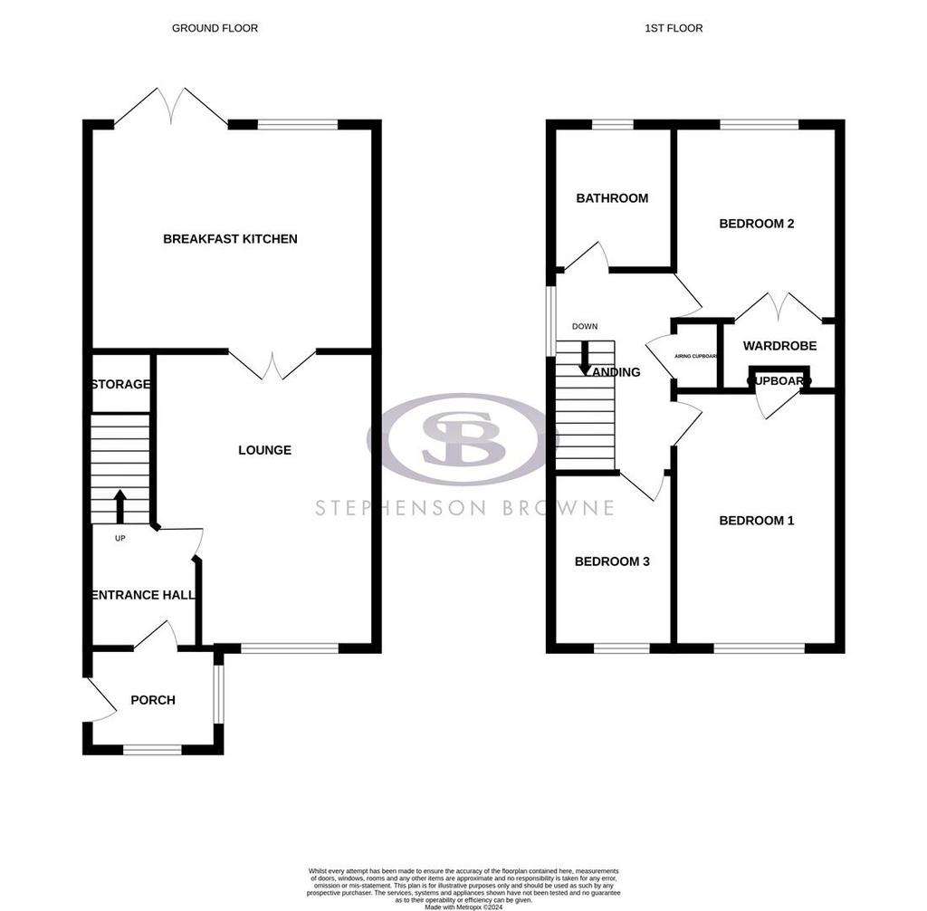 3 bedroom detached house for sale - floorplan