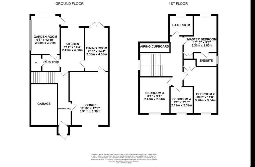 4 bedroom detached house for sale - floorplan