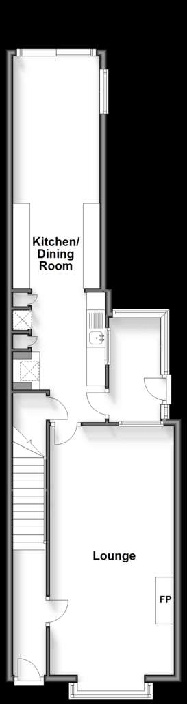 2 bedroom semi-detached house for sale - floorplan