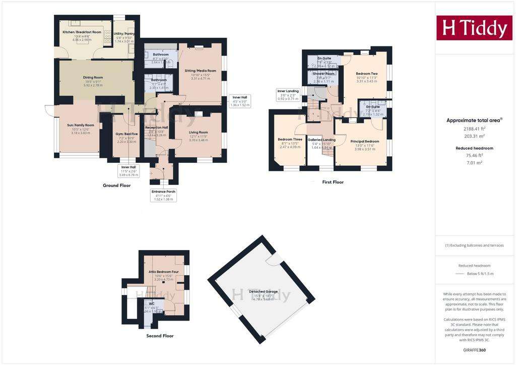 5 bedroom detached house for sale - floorplan