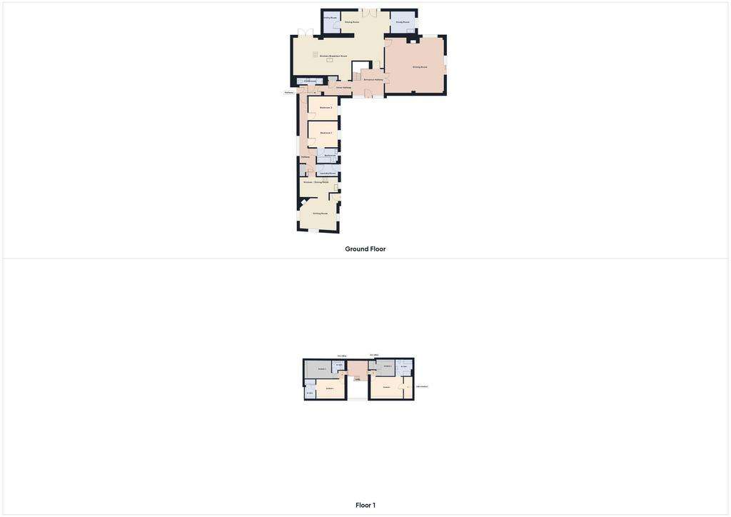 4 bedroom barn conversion for sale - floorplan