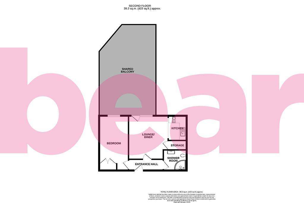 1 bedroom retirement property for sale - floorplan