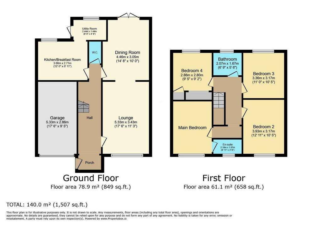 4 bedroom detached house for sale - floorplan