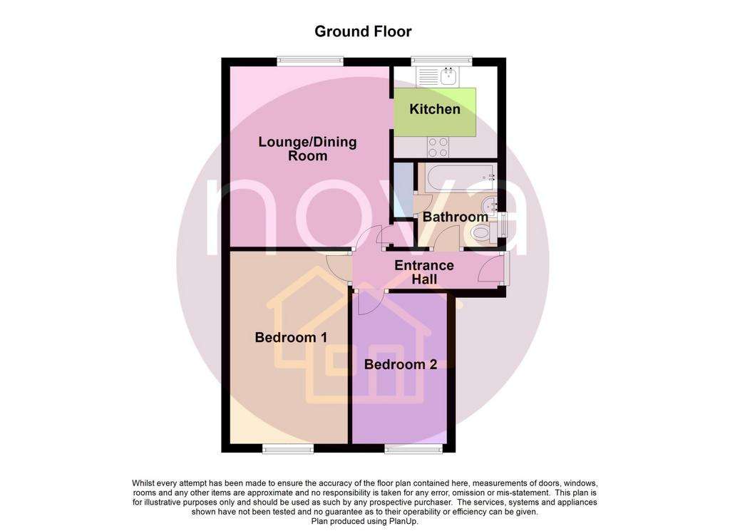 2 bedroom flat for sale - floorplan