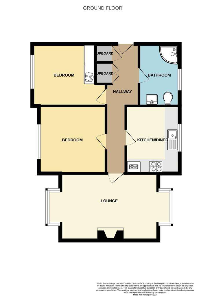 2 bedroom flat for sale - floorplan